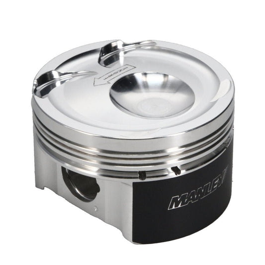 Manley Performance - Manley Ford EcoBoost STD Stroke 88mm STD Bore 9.5:1 CR Dish Piston Set - Demon Performance
