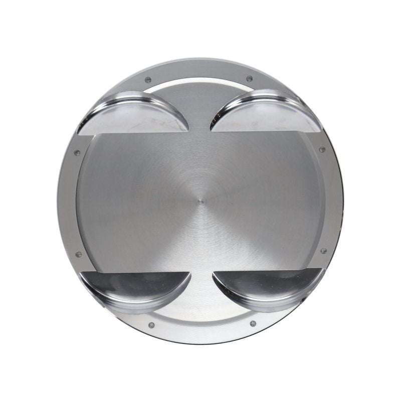 Manley Performance - Manley Mitsubishi 4B11 86.5mm Bore 10.0:1 CR - 3.5cc Dish Turbo Tuff Piston Set w/ Rings - Demon Performance