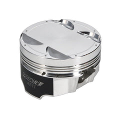 Manley Performance - Manley Mitsubishi 4B11 86.5mm Bore 10.0:1 CR - 3.5cc Dish Turbo Tuff Piston Set w/ Rings - Demon Performance