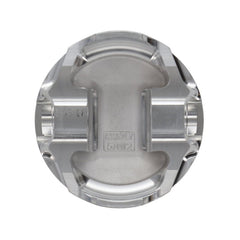 Manley Performance - Manley Mitsubishi 4B11 86.5mm Bore 10.0:1 CR - 3.5cc Dish Turbo Tuff Piston Set w/ Rings - Demon Performance