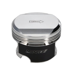 Manley Performance - Manley Nissan RB26DETT 87.25mm Bore 9.0 CR +20cc Dome Extreme Duty Piston Set w/ Rings - Demon Performance