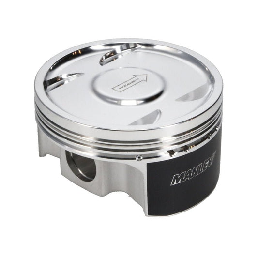 Manley Performance - Manley Subaru WRX EJ25 99.75mm - 17cc Dish 8.5:1 CR Turbo Tuff Series Piston Set w/ Rings - Demon Performance