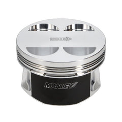 Manley Performance - Manley Toyota 2JZGTE 86.0mm Bore STD Size 10.0:1 CR Flat Top Platinum Piston Set with Rings - Demon Performance