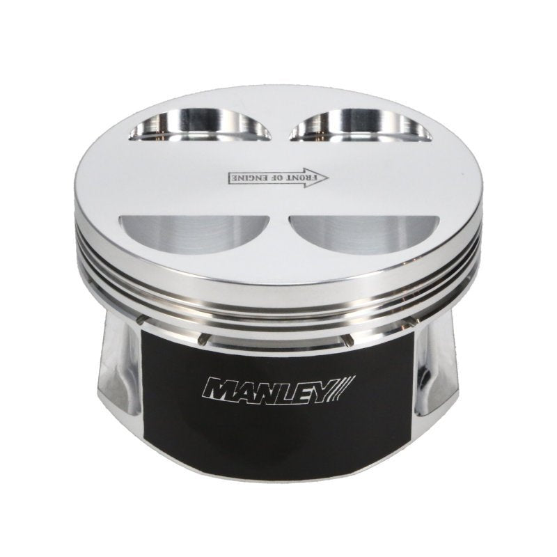 Manley Performance - Manley Toyota 2JZGTE 86.5mm Bore +.5mm Oversized 10.0:1 CR Flat Top Piston Set with Rings - Demon Performance