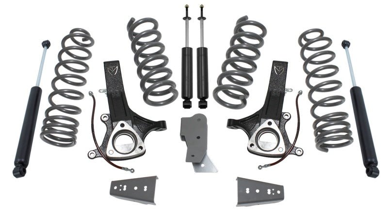 Maxtrac - MaxTrac 09 - 18 RAM 1500 2WD 5.7L V8 Hemi 7in/4.5in MaxPro Spindle Lift Kit w/MaxTrac Shocks - Demon Performance
