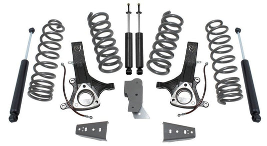 Maxtrac - MaxTrac 09 - 18 RAM 1500 2WD 5.7L V8 Hemi 7in/4.5in MaxPro Spindle Lift Kit w/MaxTrac Shocks - Demon Performance