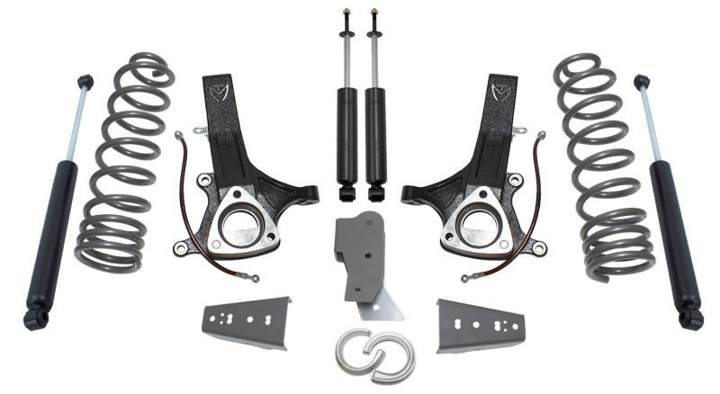 Maxtrac - MaxTrac 09 - 18 RAM 1500 2WD V6 Gas 6.5in/4.5in MaxPro Spindle Lift Kit w/MaxTrac Shocks - Demon Performance