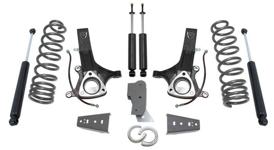 Maxtrac - MaxTrac 09 - 18 RAM 1500 2WD V6 Gas 6.5in/4.5in MaxPro Spindle Lift Kit w/MaxTrac Shocks - Demon Performance