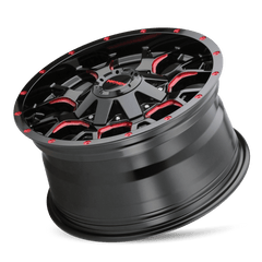 Mayhem - Mayhem 8015 Warrior 18x9 / 6x135 BP / 18mm Offset / 106mm Hub Black w/ Prism Red Wheel - Demon Performance