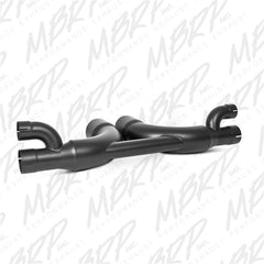 MBRP - MBRP 14 - 19 Porsche GT3/GT3RS 3in Center Muffler Bypass 4in Tips - Black Coated - Demon Performance