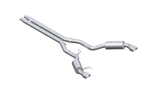 MBRP - MBRP 15 - 17 Ford Mustang GT 5.0 3in Cat Back Dual Split Rear Race Version 4.5in Tips - T409 - Demon Performance