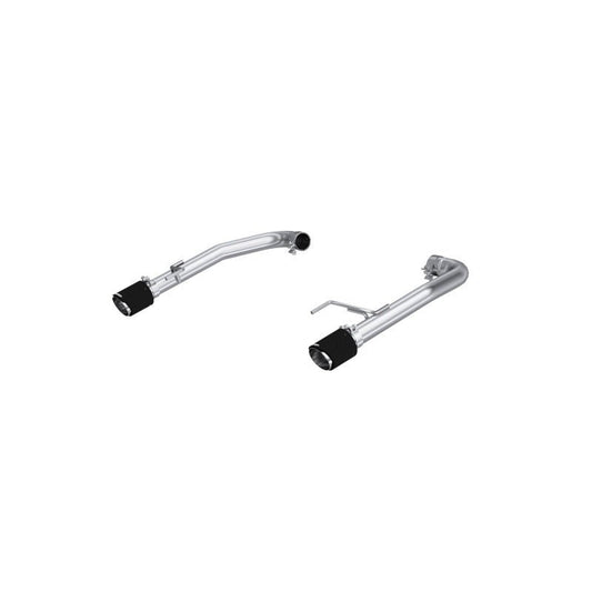 MBRP - MBRP 15 - 17 Ford Mustang GT 5.0L T304 Stainless Steel 2.5in Axle - Back with Carbon Fiber Tips - Demon Performance
