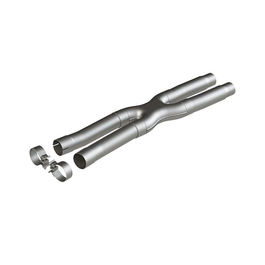 MBRP - MBRP 15 - 19 Ford Mustang GT 2.5in Resonator Delete X - Pipe - AL - Demon Performance