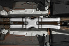 MBRP - MBRP 15 - 19 Ford Mustang GT 2.5in Resonator Delete X - Pipe - T409 - Demon Performance
