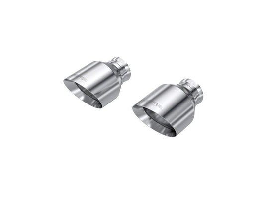MBRP - MBRP 15 - 23 Dodge Charger 5.7L/6.2L/6.4L T304 3in ID / 5in OD Out / 8in Length Angle Cut SS Tip - Demon Performance