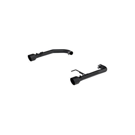 MBRP - MBRP 15 - 23 Ford Mustang 2.3L EcoBoost Black 2.5in Axle Back Dual Split Rear Exit (Race Version) - Demon Performance