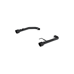 MBRP - MBRP 15 - 23 Ford Mustang 2.3L EcoBoost Black 2.5in Axle Back Dual Split Rear Exit (Race Version) - Demon Performance