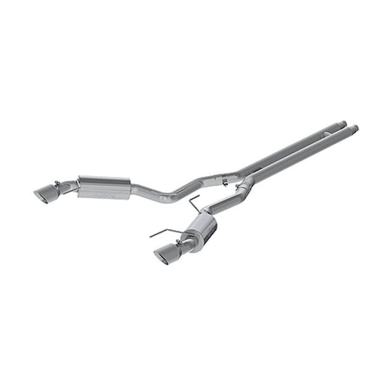MBRP - MBRP 15 Ford Mustang GT 5.0 3in Cat Back Dual Split Rear Street Version 4.5in Tips - T409 - Demon Performance