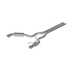 MBRP - MBRP 15 Ford Mustang GT 5.0 3in Cat Back Dual Split Rear Street Version 4.5in Tips - T409 - Demon Performance