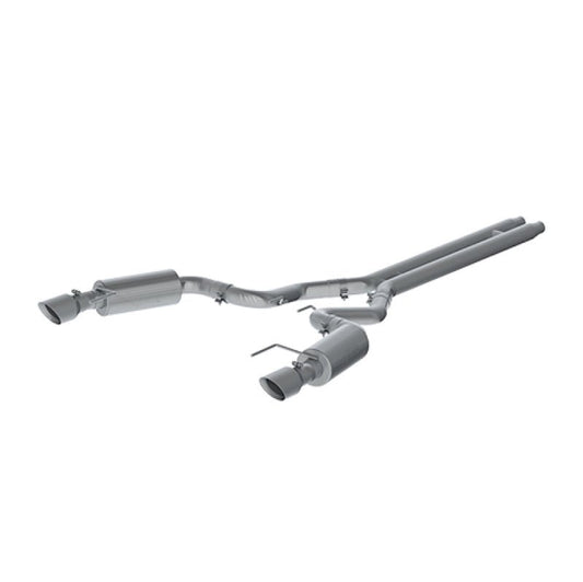 MBRP - MBRP 15 Ford Mustang GT 5.0 Convertible T409 3in Cat Back Dual Split Rear Exit (Street Version) - Demon Performance