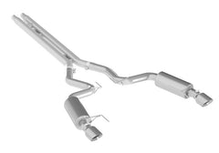 MBRP - MBRP 15 Ford Mustang GT 5.0 Convertible T409 3in Cat Back Dual Split Rear Exit (Street Version) - Demon Performance