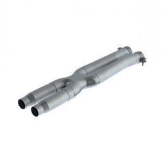 MBRP - MBRP 16 - 19 Ford Mustang GT350 3in Resonator Delete X - Pipe - T409 - Demon Performance