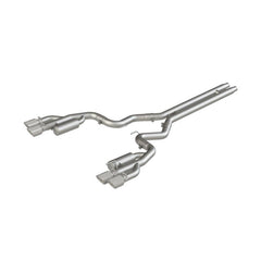 MBRP - MBRP 18 - 19 Ford Mustang GT 5.0 3in Cat Back Quad Tip Race Version - T304 - Demon Performance