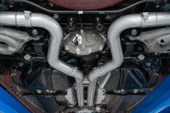 MBRP - MBRP 18 - 19 Ford Mustang GT 5.0 3in Dual Split Rear Cat Back w/ Quad 4.0in Dual Wall Tips - T304 - Demon Performance