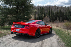 MBRP - MBRP 18 - 20 Ford Mustang GT 2.5in T304 Non Active Dual Axle Back Exhaust System - 4in Dual Wall Tips - Demon Performance