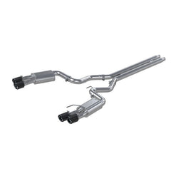 MBRP - MBRP 18 - 22 Ford Mustang GT 5L T304 SS 3in Cat - Back Dual Rear w/4in Quad Carbon Fiber Tips (Street) - Demon Performance