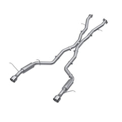 MBRP - MBRP 18 - 23 Dodge Durango SRT 6.4L Armor Lite AL Steel 3in Cat Back Exhaust Dual Rear Exit w/ SS Tips - Demon Performance