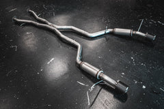 MBRP - MBRP 18 - 23 Dodge Durango SRT 6.4L Armor Pro T304 SS 3in Cat Back Exhaust Dual Rear Exit w/ CF Tips - Demon Performance