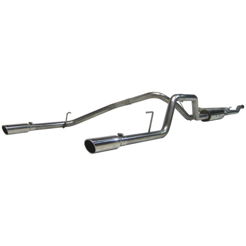MBRP - MBRP 2004 - 2009 Nissan Titan 5.6L EC/CC Cat Back Dual Split Rear - Demon Performance