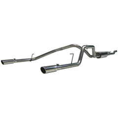 MBRP - MBRP 2004 - 2009 Nissan Titan 5.6L EC/CC Cat Back Dual Split Rear - Demon Performance