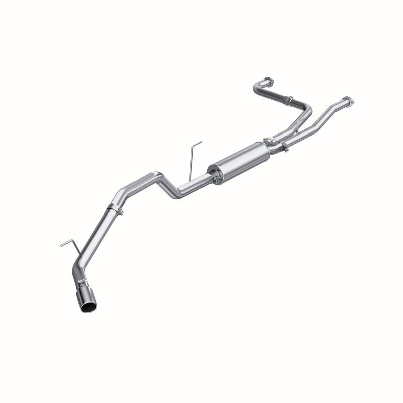 MBRP - MBRP 2007 - 2009 Nissan Titan 5.6L EC/CC Cat Back Single Side - Demon Performance