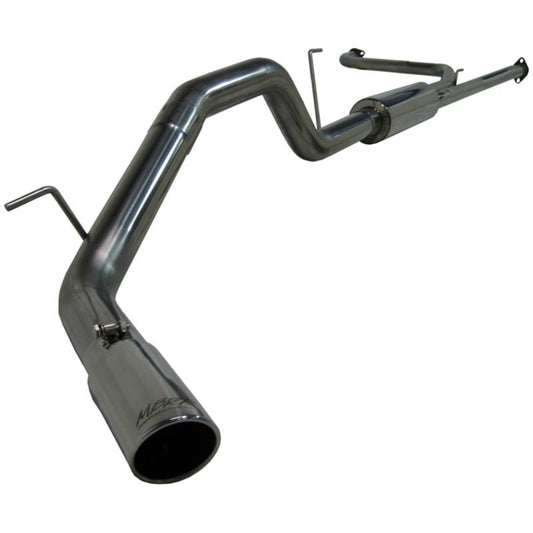 MBRP - MBRP 2007 - 2009 Nissan Titan 5.6L EC/CC Cat Back Single Side - Demon Performance
