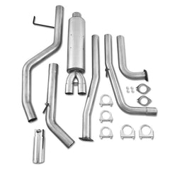 MBRP - MBRP 2007 - 2009 Nissan Titan 5.6L EC/CC Cat Back Single Side - Demon Performance