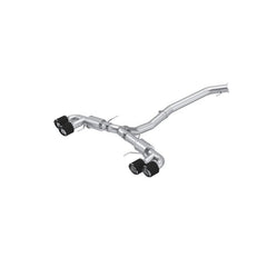MBRP - MBRP 2009 - 2023 Nissan GTR 3.8L Stainless Steel 3.5in Cat - Back, Dual Split Rear Quad Carbon Tips - Demon Performance