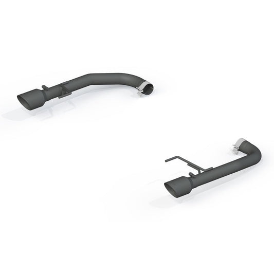 MBRP - MBRP 2015 - 2017 Ford Mustang GT 5.0 2 - 1/2in Axle Back Kit - Black Coated 4in OD Tips Included - Demon Performance
