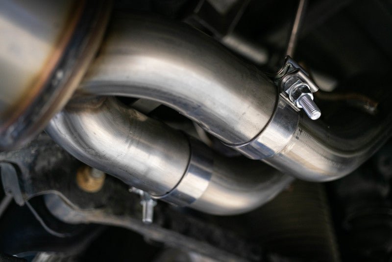 MBRP - MBRP 2019 Ram 1500 5.7L (CrewCab/Quad Cab ONLY) 2.5in CB Dual Split Rear w/4.5in Tip - Blk Coated - Demon Performance