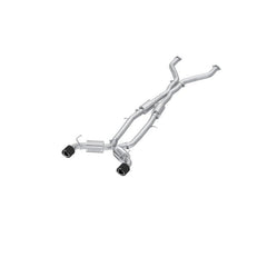 MBRP - MBRP 23 - 24 Nissan Z 3.0L Armor Pro T304 Stainless Steel 3in Cat - Back Dual Rear Exit w/ 5in OD CF Tip - Demon Performance