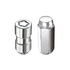 McGard - McGard 6 Lug Hex Install Kit w/Locks (Cone Seat Nut) M14X1.5 / 13/16 Hex / 1.945in. L - Chrome - Demon Performance