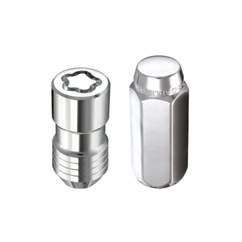 McGard - McGard 6 Lug Hex Install Kit w/Locks (Cone Seat Nut) M14X1.5 / 13/16 Hex / 1.945in. L - Chrome - Demon Performance