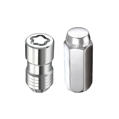 McGard - McGard 6 Lug Hex Install Kit w/Locks (Cone Seat Nut) M14X1.5 / 13/16 Hex / 1.945in. L - Chrome - Demon Performance