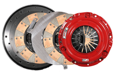 McLeod Racing - McLeod 18-23 Ford Mustang RXT Twin Disc Clutch Kit 1 1/8 x 26 Spline 164T 8 Bolt AL Flywheel - Demon Performance