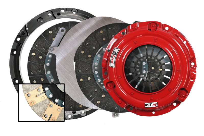 McLeod Racing - McLeod Racing RST HD Twin - Modular Steel Base Plate - 10-14 GT500 - 1-1/8 x 26 Spline - Demon Performance
