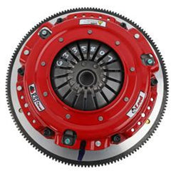 McLeod Racing - McLeod RXT Twin Disc Clutch Kit 18 - 23 Ford Mustang RXT 1 1/8 x 26 Spline 164T 8 Bolt AL Flywheel - Demon Performance