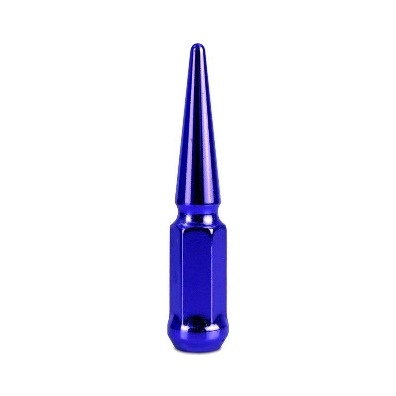 Mishimoto - Mishimoto Mishimoto Steel Spiked Lug Nuts M14 x 1.5 24pc Set Blue - Demon Performance