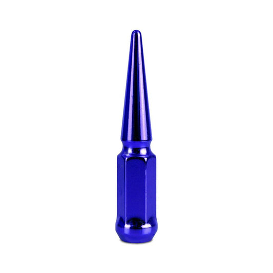 Mishimoto - Mishimoto Mishimoto Steel Spiked Lug Nuts M14 x 1.5 24pc Set Blue - Demon Performance