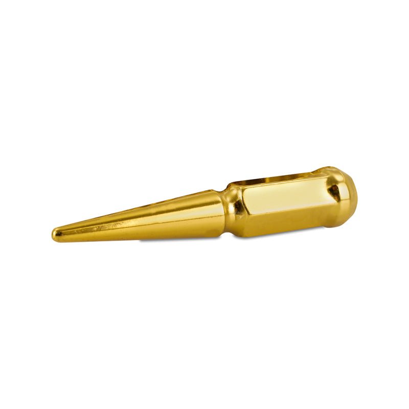 Mishimoto - Mishimoto Mishimoto Steel Spiked Lug Nuts M14 x 1.5 24pc Set Gold - Demon Performance